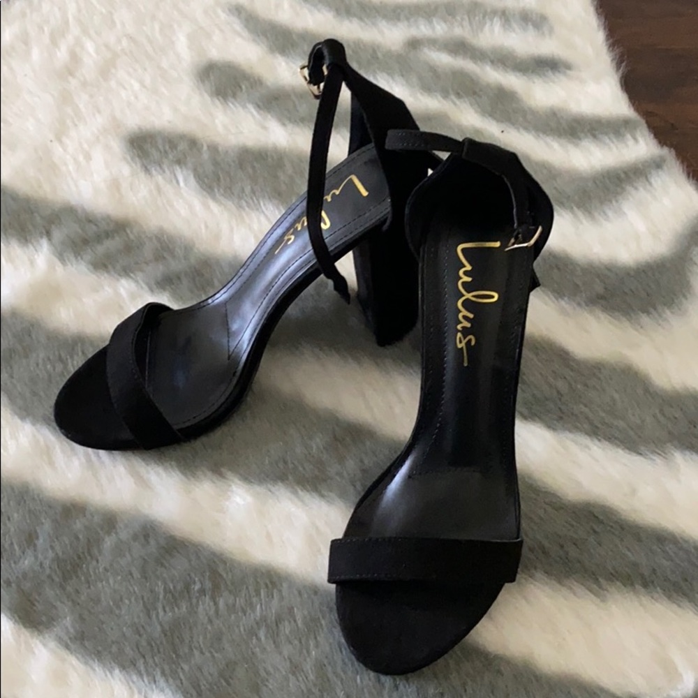 Black heels